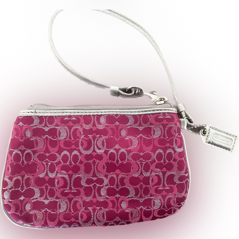 Small Coach Wristlet and Coin Purse